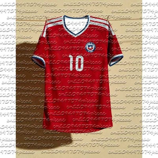 New 2026 Chile Football Jersey Unisex Summer Breathable Quick Dry Family matching Sport T-shirt Fashion Strtwear Y2k Top L260417