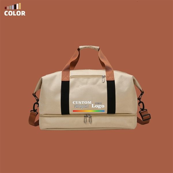 Custom Unisex Gym Duffle Bags for Men Large Capacity Luggage Travel Duffel 251114BJ