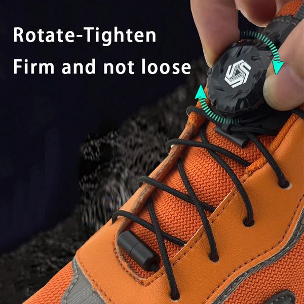 No Tie Swivel Buckle Shoe Laces Thick Rope Tennis Sneakers Shoelaces Automatic Without Ties Shoes Accessories 1Pair 260422