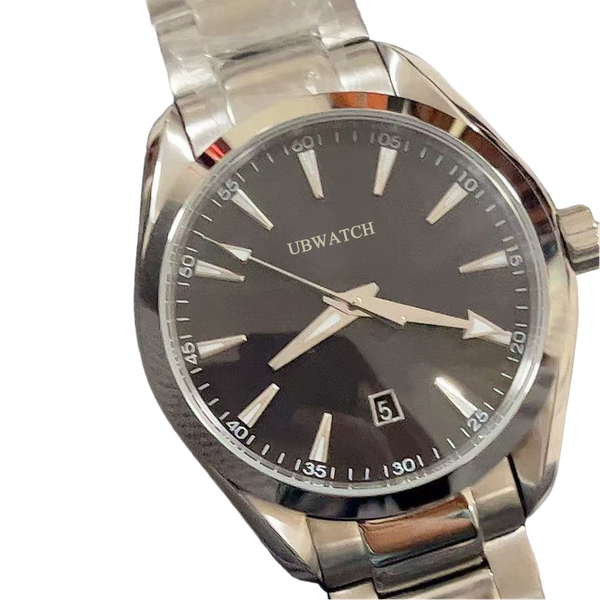 Jason007 O1 Terra Black Quality Watch Master Automatic Mechanical Stainless Steel Glass Back Sports Mens Watches