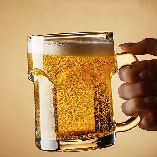 Ultra-Clear, Heavy-Duty Beer Mug for the Ultimate Drinking Experience