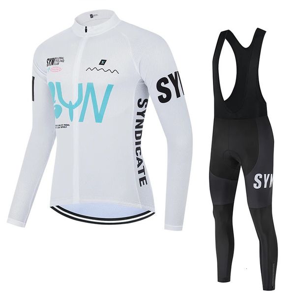 SYN Cycling suit long set autumn and winter mens road bike jersey bib shirt jacket 260423