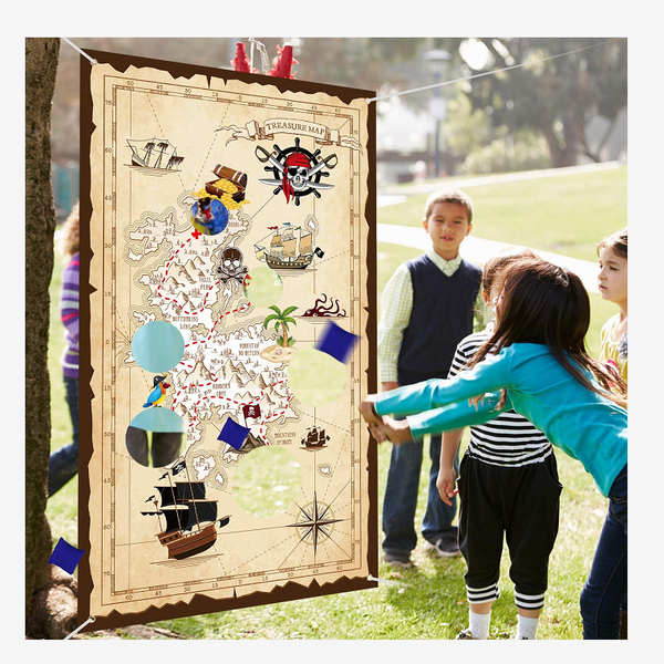 Pirate Themed Bean Bag Toss Game Banner for indoor and outdoor