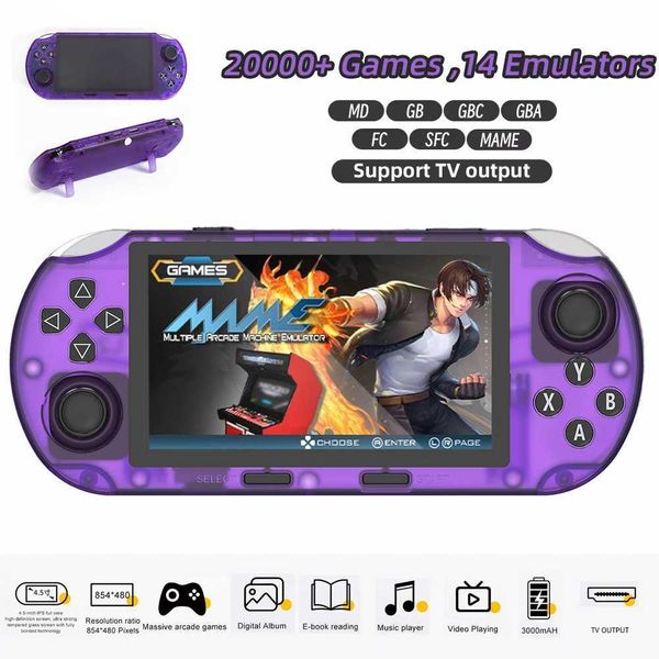 SF3000HD new handheld game console with a 45-inch high-definition screen supports TV output/e-books/listening to music T260424