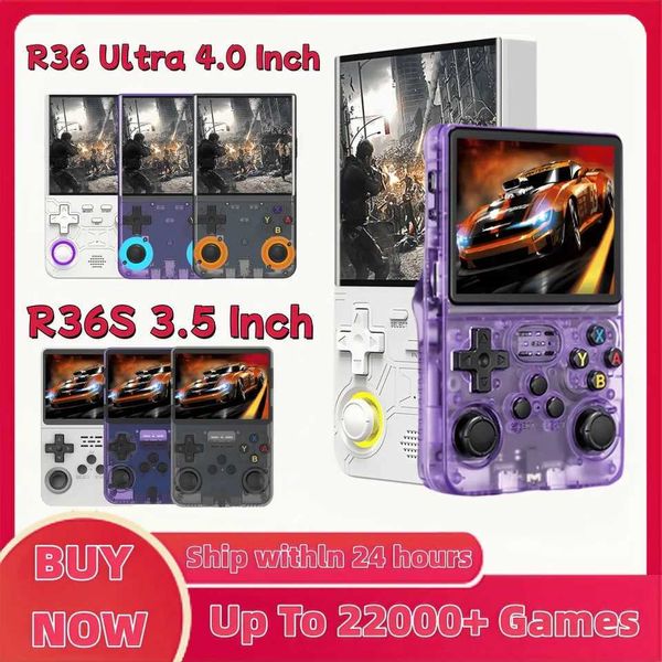 R36S Retro R36 Ultra Handheld Video Game Console I Screen 128GB Games Portable Pocket Player Linux System R36XX PRO T260424