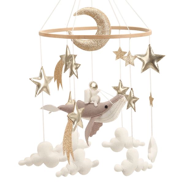 Space Baby Mobile Nursery Whale Gender Neutral Nautical 260428