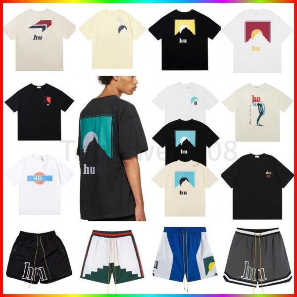 Rhudeeshirt Tee Mens Rhudeemen T Shirts Women Designer T-shirts cottons Tops Man S Casual Shirt Clothing Graphic Tees Street Shorts Sleeve Clothes Size s-xl