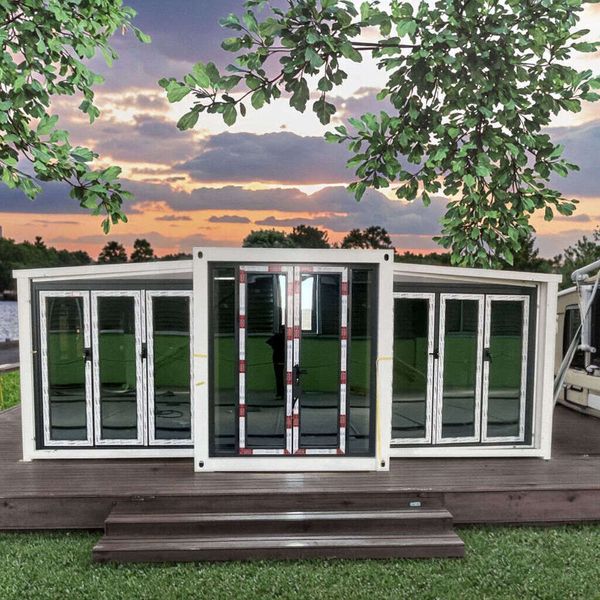 

ISO CE 20ft 40ft Expandable Steel Container House Ready Made Living Prefabricated Villa 2-3 Bedroom Prefab Portable Mobile Tiny Outdoor