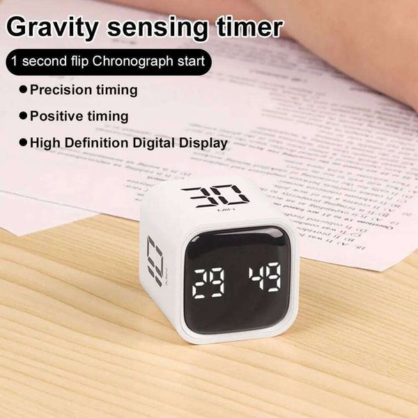 Productivity Cube 5/10/30/60 Minutes and Countdown Mini Digital Electronic Timer for Cooking Fitness Studying 26Y0203