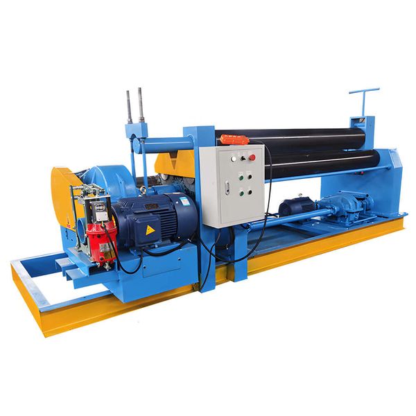 

High-Performance 4-Roll Hydraulic Plate Bending Machine with CNC Control for Precision Metal Forming and Cylinder Rolling