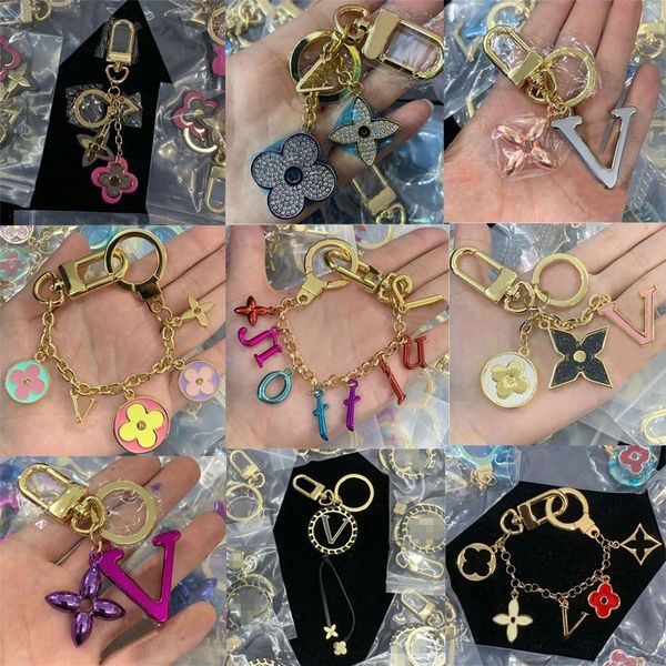 

Designer Keychain Men Women Car Keyring Lovers Keychain Bag Charms Lettered Key Chains Unisex Bag Charm Car Key Holders