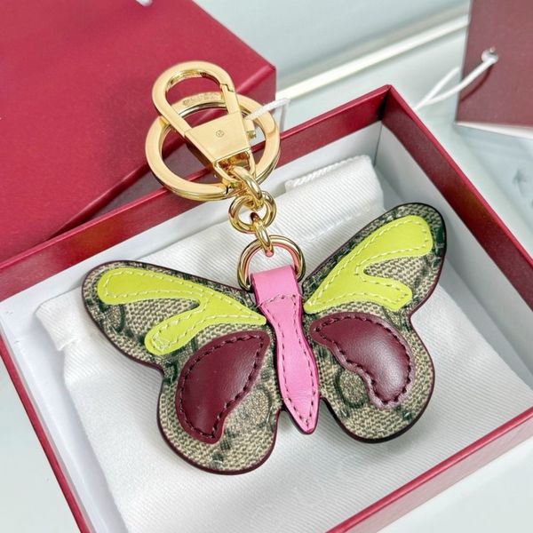 

Unisex Bag Charm Keychains Fashion Designer Keychain Classic Leather Keyrings for Women Mens Luxury Keychains