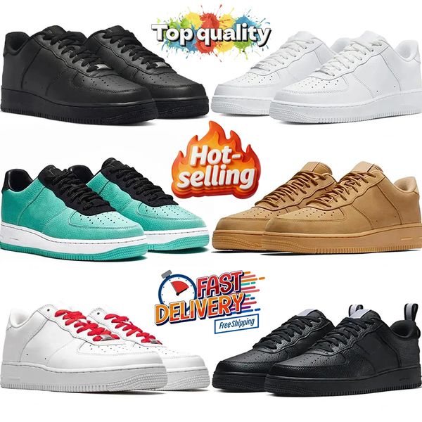 Designer Casual Shoes 1s Sneakers Shoes With Box Men Women Classic Triple White Black Men Women Trainers Outdoor Sports Running 1s Shoes
