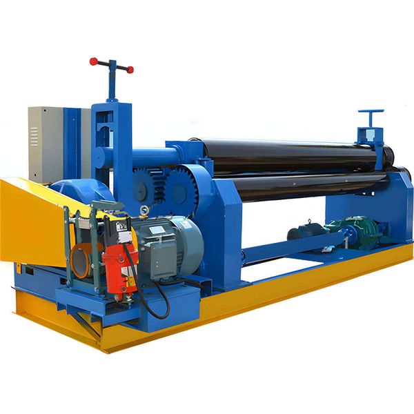 

Robust 4-Roll Initial Pinch Plate Roll Machine, Ideal for Workshop Use in Steel Fabrication and Heavy Plate Bending Applications
