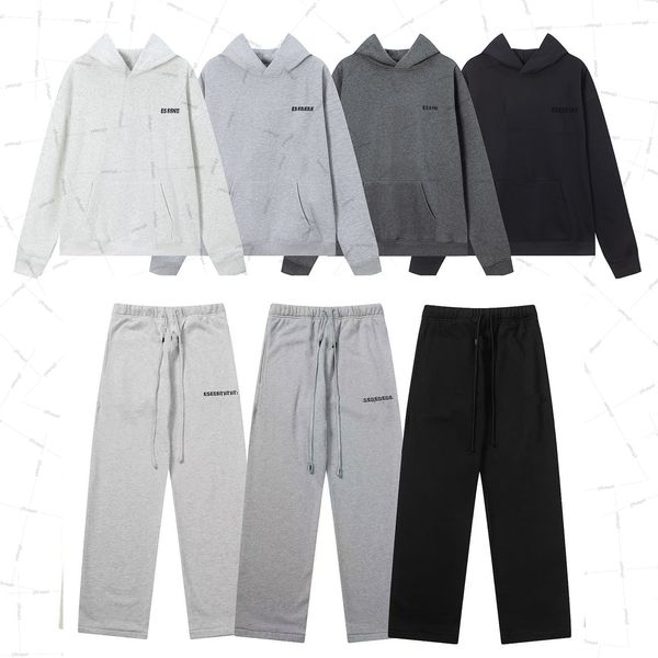 

mens tracksuit designer suit classic season 8 Fleece Lined Oversize Casual sports tracksuit, Beige-2215