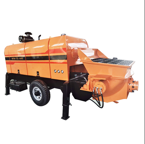 

YG-10 Diesel Concrete Pump Horizontal Conveying 100 Meters Concrete Pump For Residential Self-built Houses