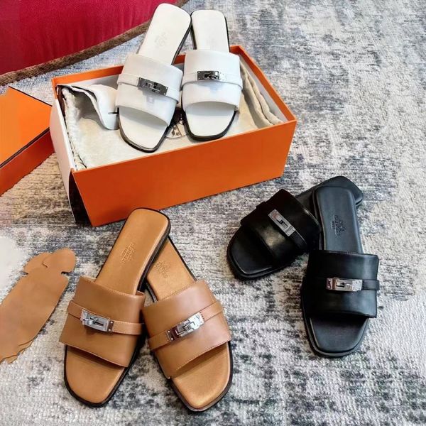 

women sandals designer sandals The perfect choice for summer Outdoor beach anti-slip, luxury slides, H-10
