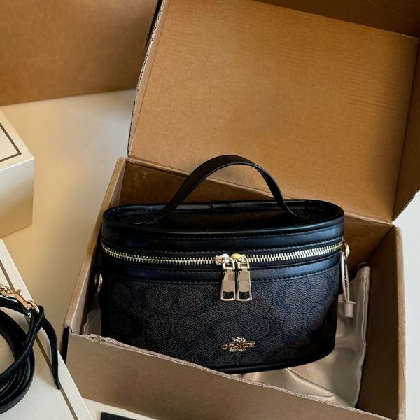 

Designer makeup bag Metal makeup box Bags Women Classic Handbag leather Messenger Underarm Bag Lady Purse new style summer travel Letter Cosmetic Bag Vanity Bag 10A., #~6