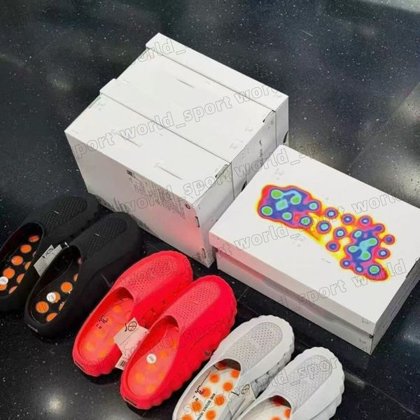 

Designer mind 001 slides 002 Running Shoes for Men Women Pre-match Tech Comfortable Slippers Light Bone Solar Red Black Chrome Light Smoke Grey Fashion Shoes Size 36-45, Colour 4