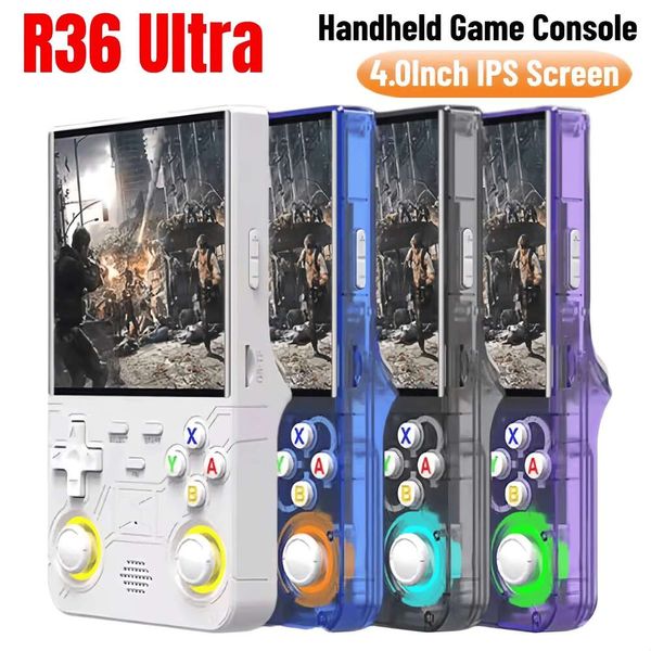 R36S Retro Ultra Handheld Video Game Console IPS Screen 128GB Games Portable Pocket Player Linux System R36Ultra R36 PRO H260205