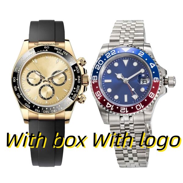 

designer watch Montre 40mm watch stainless steel strap watches men automatic watches men couple wristwatch mens watch luxury watch super clone watch with box, Yellow