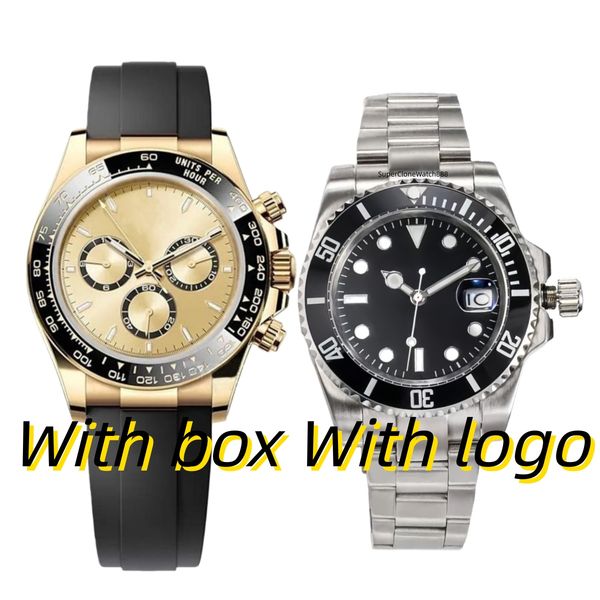 

designer watch mens watch watches rubber luxury watch strap super clone watch 40mm watch stainless steel strap watches men automatic couple wristwatch with box, Nude