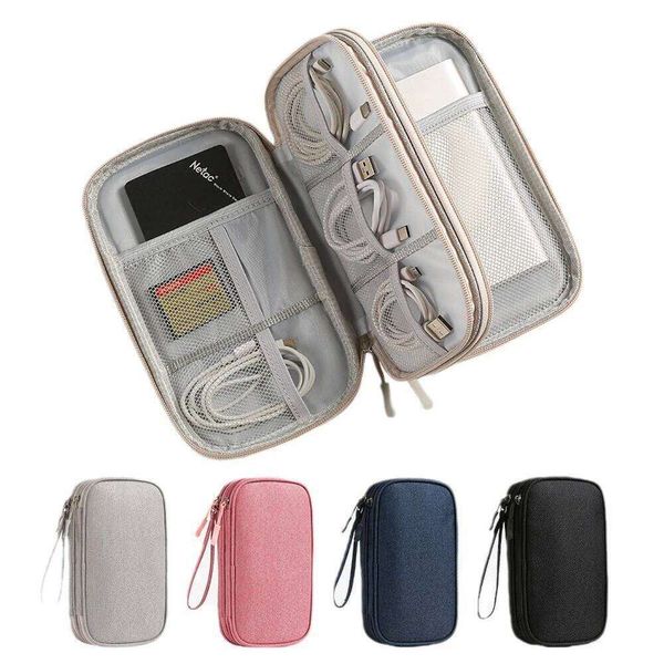 Various Color Travel Portable Digital Accessories Organizer of Mobile Phone Charging Bank Online Data Cable Storage Bag 26Y0206