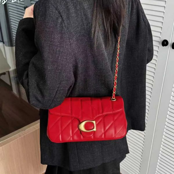 

Wholesale Ladies Fashion Bag Underarm Shoulder quality vintage hot stamp Genuine leather chain Women crossbody envelope Wallets tote purse soft Classic square, A22