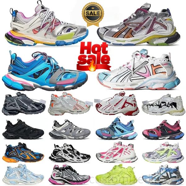 

Platform Shoes designer shoe Designer Runner 7.0 7.5 Casual Shoes Track 3.0 Sneaker Paris Triple casual mens shoes White Black Pink Grey Beige Gomma outdoor Trainers 46, Deepblue