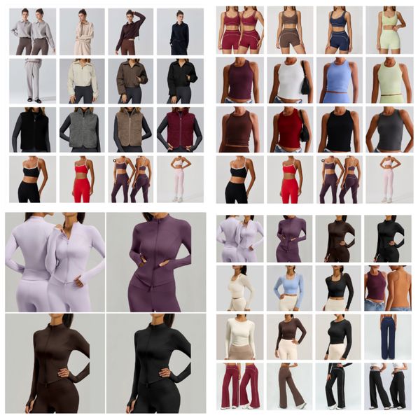 

Women Jackets Yoga T Shirts Hoodies Sports Jackets Vest Gym Tank Pants Suits Outfit Active Wear, 2#34872 pants