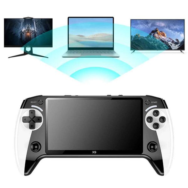 X9 Portable Video 1500mAh 5.5-inch IPS Screen Handheld Console 2000+ Retro TV Game Player for NES GBA GBC X260209