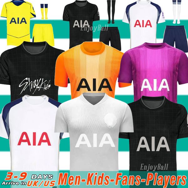 

125th Anniversary tottenhamjersey TEL Soccer Jerseys 25 26 VAN DE VEN KULUSEVSKI MADDISON BERGVALL XAVI Fan player Football shirts Men kids set uniforms, 25 26 gk adult1