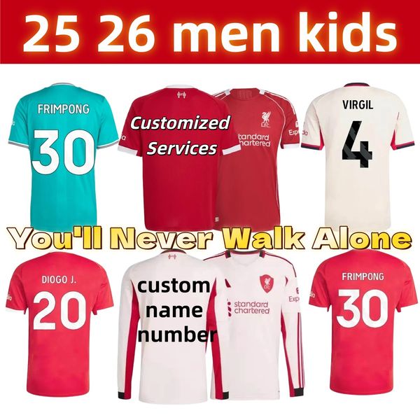 

25 26 soccer jerseysWIRTZ ALLISTER football shirts 2025 2026 DIOGO J GAKPO football shirts men kids kits MSALAH FANS Player FRIMPONG DARWIN SZOBOSZLAI ELLIOTT, Lavender
