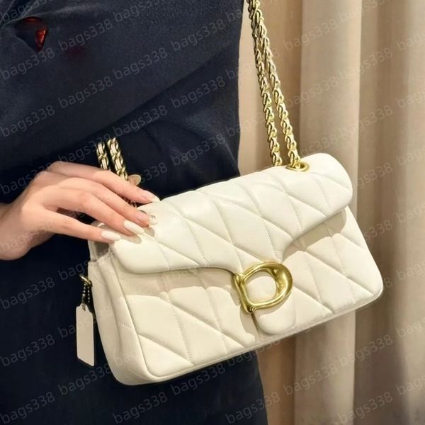 

Quilted fashion leather designer bags quality high handbag purse crossbody fashion tabby fashion chain shoulder women luxury vintage stamp clutch flap satchel, A15
