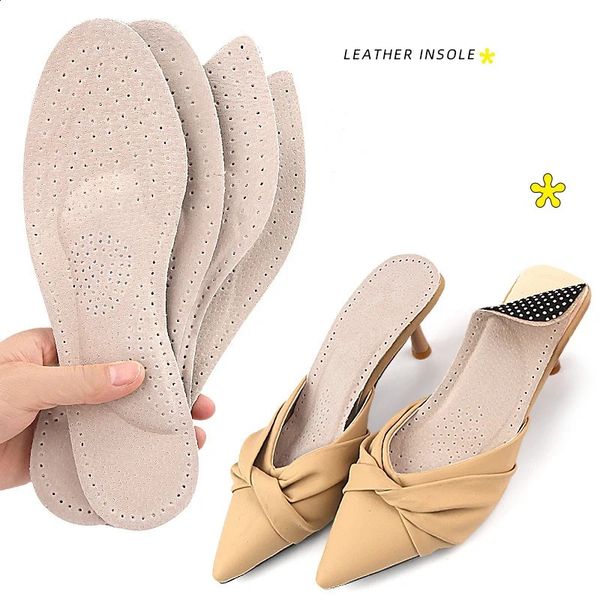Leather Insoles Thickened Latex Soft shock-absorbing Arch Insoles High Heels Work Shoes anti-slip And anti-abrasion Insoles 260124