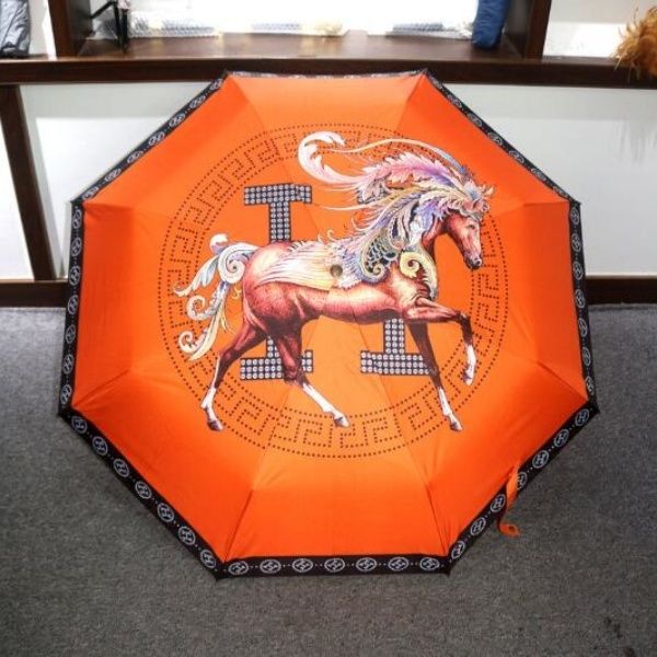 Carriage sunshade umbrella for women, all-weather sun and rain umbrella, UV protection, folding, fully automatic rain umbrella