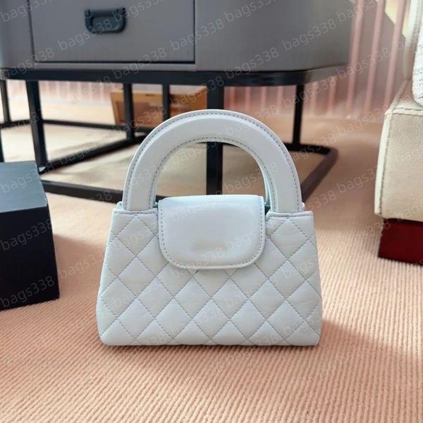 

Designer handbags ladies chain strap leather chic casual refined diamond lattice mini tote bag crossbody shoulder bags quality caviar phone purse flap shoulder, A20