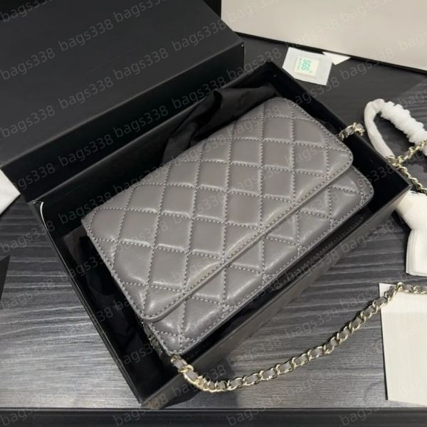 

Top designer crossbody bag ladies small handle tote bags handbag chain strap leather quality casual refined diamond lattice chic caviar phone purse flap shoulder, A15