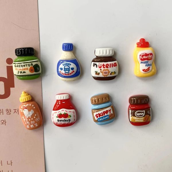 8pcs Refrigerator Magnets Kawaii Cartoon Food Fridge Magnets Cute Decorative Magnets Personalized Fridge Magnet Locker Cabinet 260208