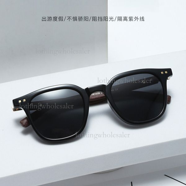 2026 Designer Fashion Wood Grain Legs Rice Nails Outdoor Sports Glasses Luxury Brand Sunglasses Women's Ins Sunshade Sunscreen UV Protection Sunglasses