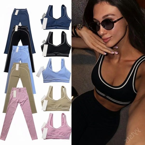 NEW 5A Premium Cotton bra Soft Breathable Casual Wear Loose Fit Top Athletic Undershirt Daily Basic yoga Fitness Jogging Sportswear Women Clothing set ru