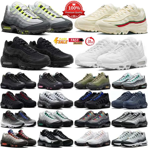 

95s Running Shoes 95 Neon Sports Sneakers Mens Trainers Black Leather Pink Foam Triple White Dark Grey Aegean Storm Outdoor Platform Loafers Shoe With Box, Blue