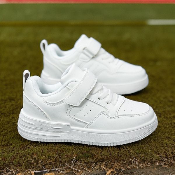 

Free shipping Children's Sneakers Kids Fashion White Sports Casual Shoes Boys Girls Non Slip Tennis Outdoor Comfortable Walking Footwear