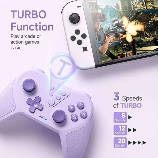 T37 Controller, Switch Pro Controller for Switch/Switch Lite/Switch OLED, Wireless Remote Gamepad with Joystick Z260210