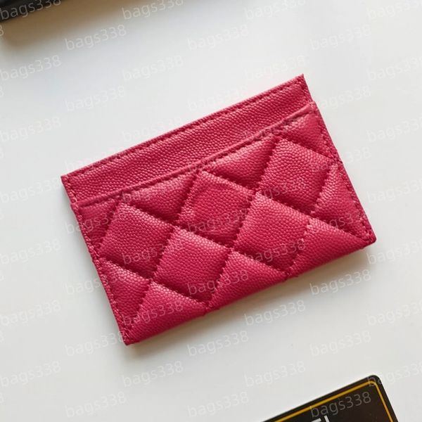 

Designer caviar card holder women card wallet luxury leather credit fashion casual shopping purses coin carte pocket mini quality classic grained smooth passport, A7