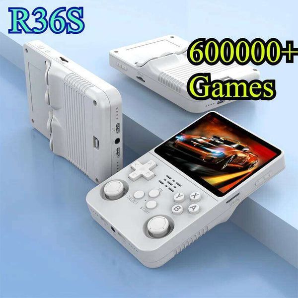 256G Open Source R36S Console Linux System 3.5 Inch IPS Screen Portable Pocket Video Player 64G/128G best Game gift Z260210