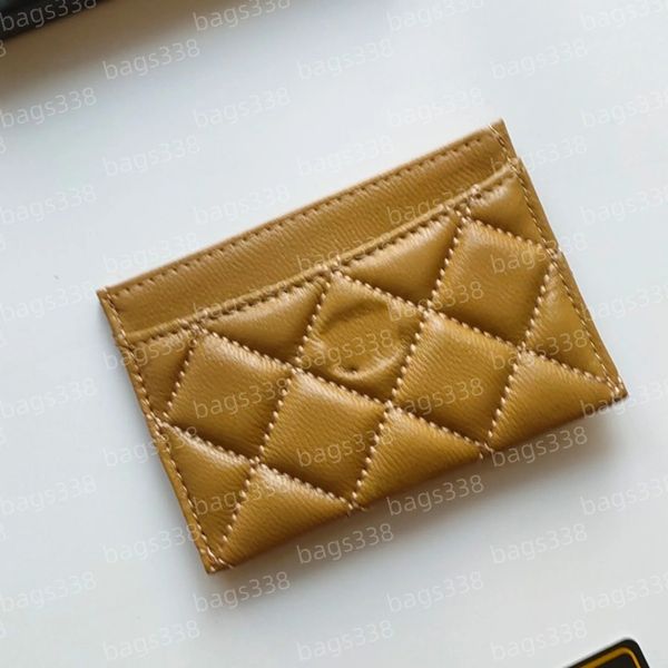 

Designer caviar card holder women cardholder wallet purses luxury leather credit fashion casual shopping coin pocket mini quality classic grained smooth passport, A14