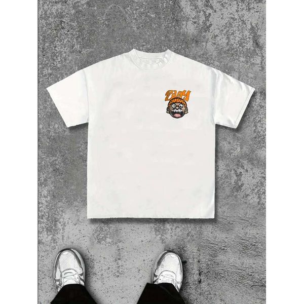 The new men's T-shirt for the summer of 2025 features a casual fashionable comfortable soft and breathable 3D pattern print T260224