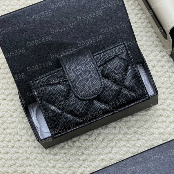 

Designer fashion card holder women men classic pattern quality wallet coin purses handbag small bags brand credit slots caviar casual passport wholesale shopping, A20