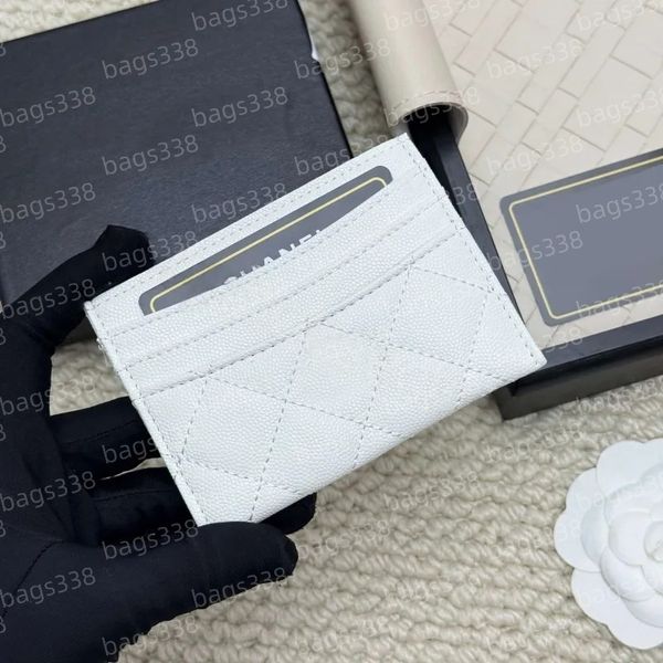 

Card holder women wallet designer purses handbag small bag genuine leather mini branded bags brand 10A quality coin secure credit caviar compact fashion casual, A21